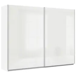 Schwebet&uuml;renschrank in Wei&szlig;