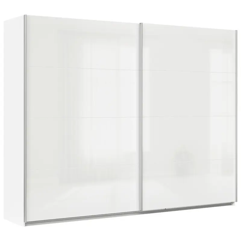 Schwebet&uuml;renschrank in Wei&szlig;