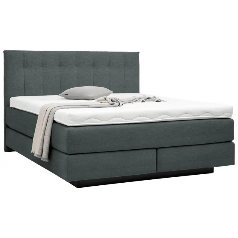Boxspringbett 160/200 cm in Anthrazit