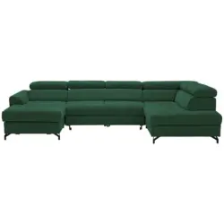 Wohnlandschaft in Struktur Waldgr&uuml;n