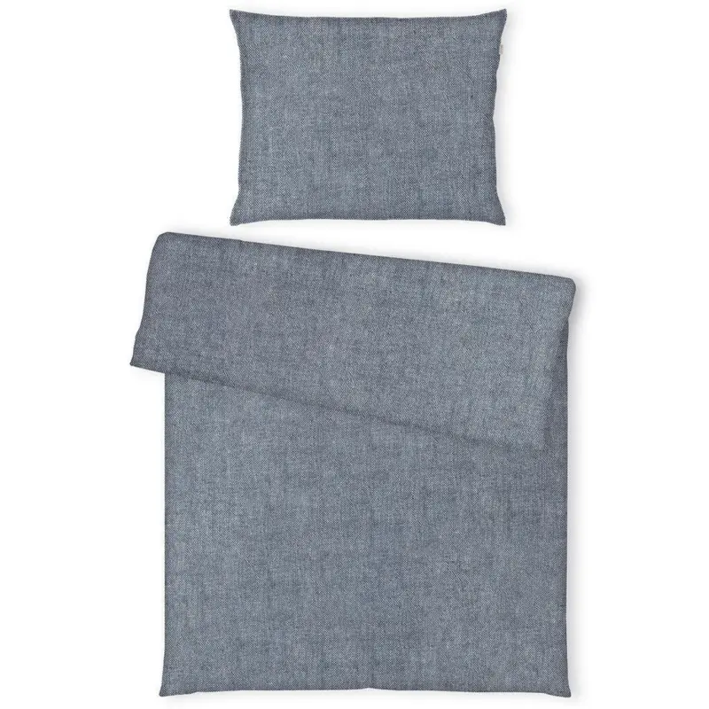 Bettw&auml;sche Tom Tailor Melange Bettw&auml;sche mit Stehsaum Renforc&eacute; 140/200 cm