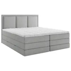 Boxspringbett 180/220 cm in Grau