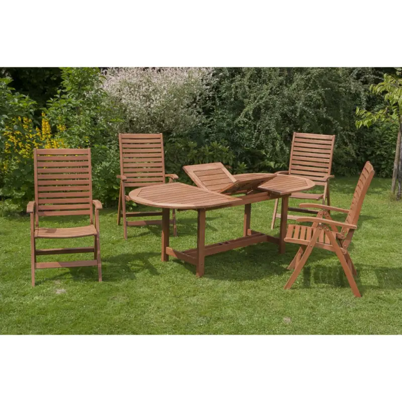 Gartenklappsessel in Holz Akaziefarben