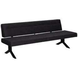 Sitzbank 220/87/70-86 cm in Anthrazit