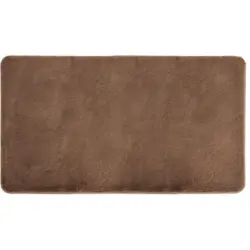 Badteppich Hellbraun 70/120 cm