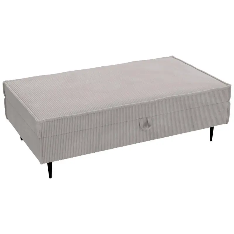 Hocker in Textil Grau