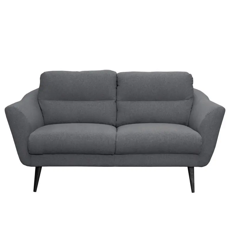 2-Sitzer-Sofa Tromso in Webstoff Anthrazit Skandinavisch, Modern, Landhaus