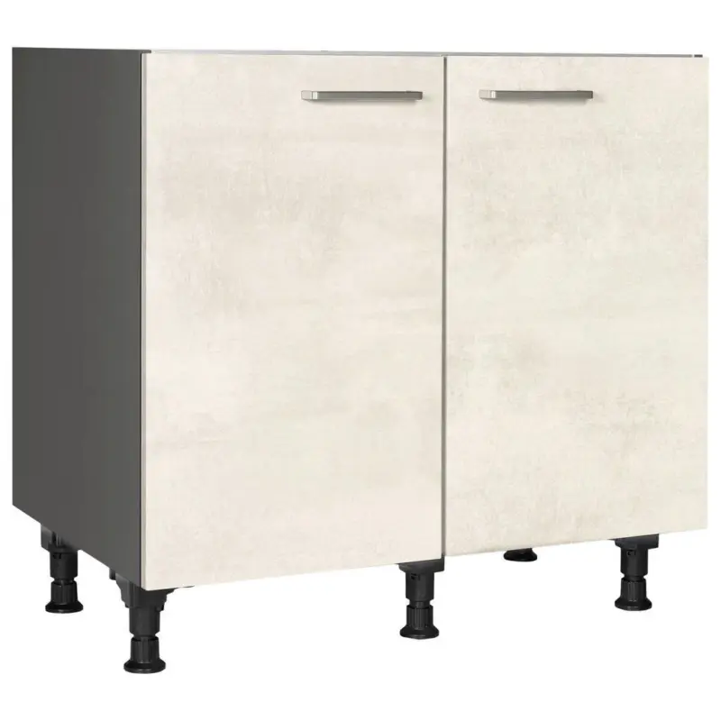 Sp&uuml;lenunterschrank 90/87/56 cm in Wei&szlig;