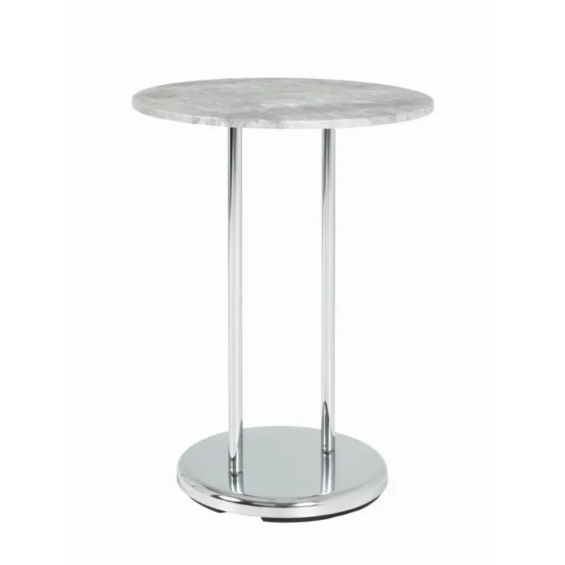 Beistelltisch in Metall, Holzwerkstoff 40/40/55 cm