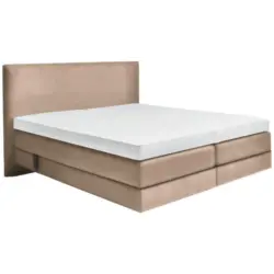 Boxspringbett 200/200 cm in Beige