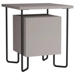 Nachttisch 40/45/40 cm in Beige