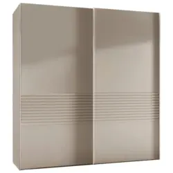 Schwebet&uuml;renschrank in Champagner