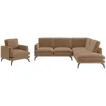 XXXLutz Lauterach - Ihr M&ouml;belhaus bei Bregenz Sitzgarnitur Bali in Flachgewebe Braun