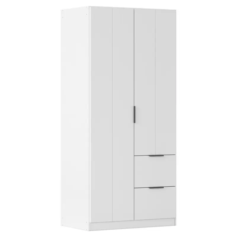 Dreht&uuml;renschrank in Wei&szlig;