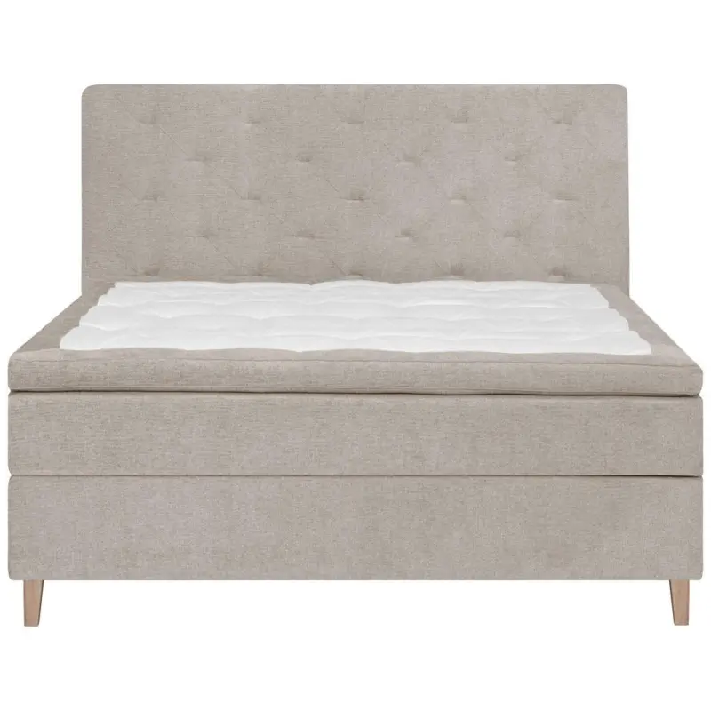Boxspringbett 180/200 cm in Beige