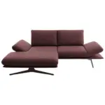 XXXLutz Lauterach - Ihr M&ouml;belhaus bei Bregenz Ecksofa in Flachgewebe Bordeaux 155/234 cm