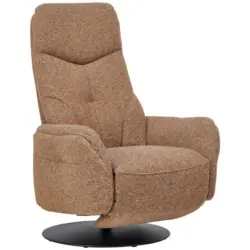 Relaxsessel in Textil Karamell