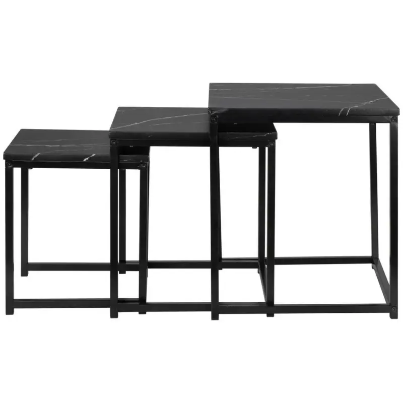 Satztisch in Metall, Holzwerkstoff