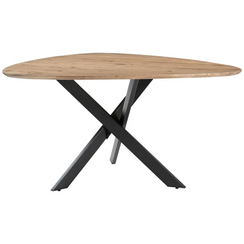 Esstisch in Holz, Metall 135/135/76 cm