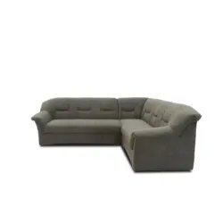 Ecksofa in Mikrofaser Greige 240/190 cm
