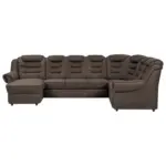 XXXLutz Lauterach - Ihr M&ouml;belhaus bei Bregenz Wohnlandschaft in Lederlook Braun