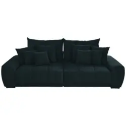 Bigsofa in Samt Anthrazit