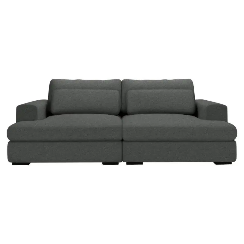 Bigsofa in Chenille Anthrazit