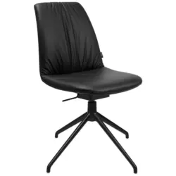 Stuhl Beinauswahl, Lederauswahl, Sitzfl&auml;che 360&deg; drehbar Echtleder