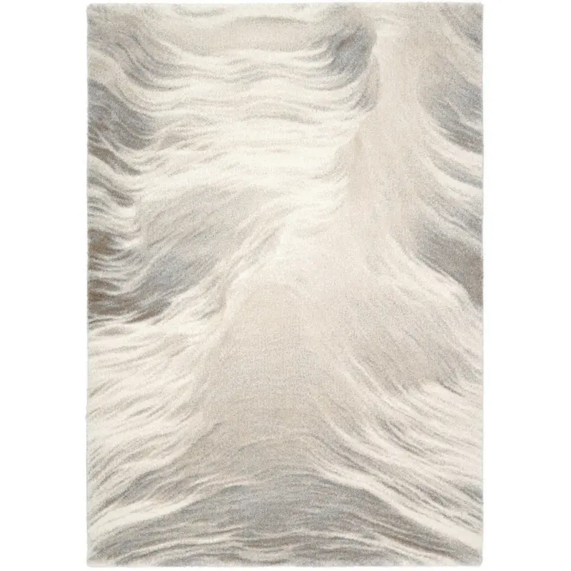 Webteppich 240/290 cm Seraphin Liora Grau, Hellgrau, Beige