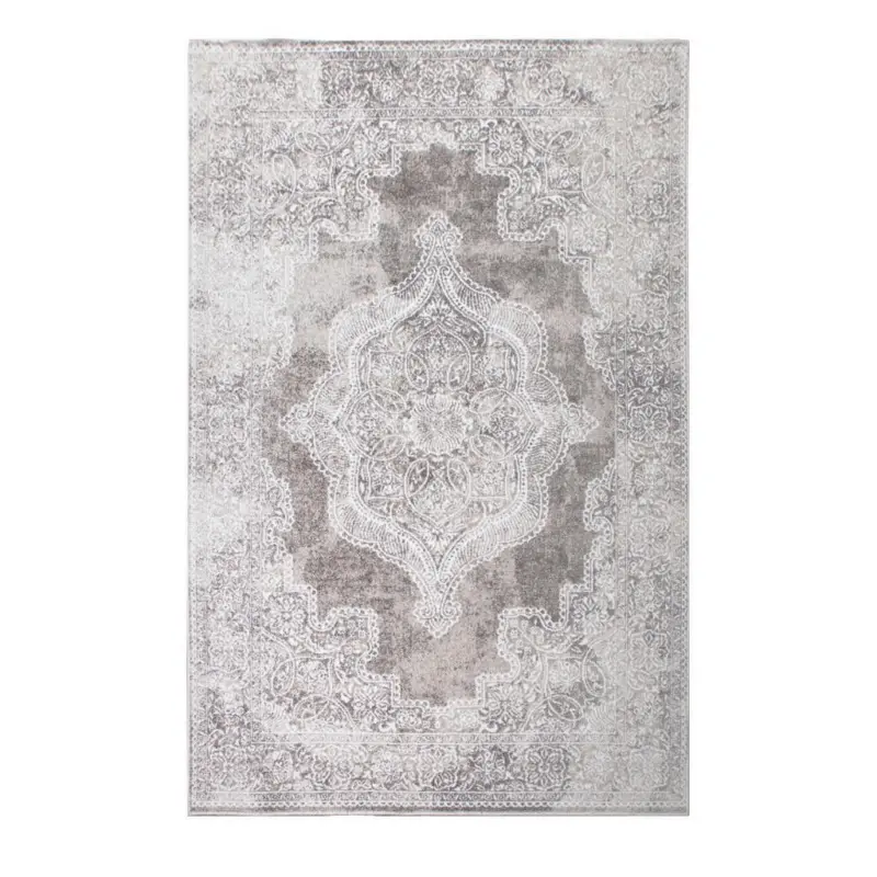 Vintage-Teppich 160/230 cm Victoria Wei&szlig;, Beige