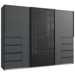 Schwebet&uuml;renschrank in Graphitfarben