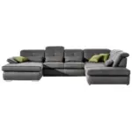 XXXLutz Lauterach - Ihr M&ouml;belhaus bei Bregenz Wohnlandschaft in Mikrofaser Grau