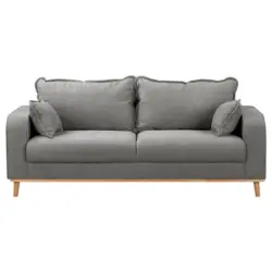 3-Sitzer-Sofa Beata in Mikrofaser Grau