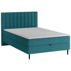 Boxbett 100/200 cm in Petrol