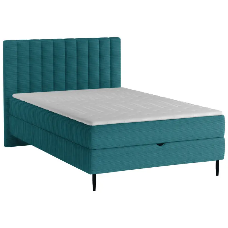 Boxbett 100/200 cm in Petrol