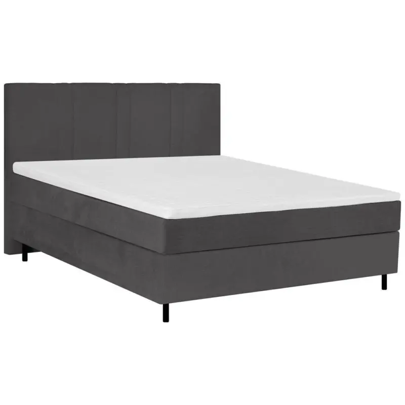Boxspringbett 180/200 cm in Anthrazit
