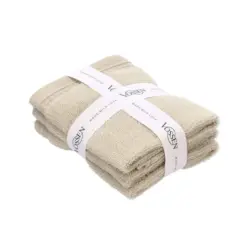 Seiftuchset 30/30 cm Detox Time Beige 3-teilig