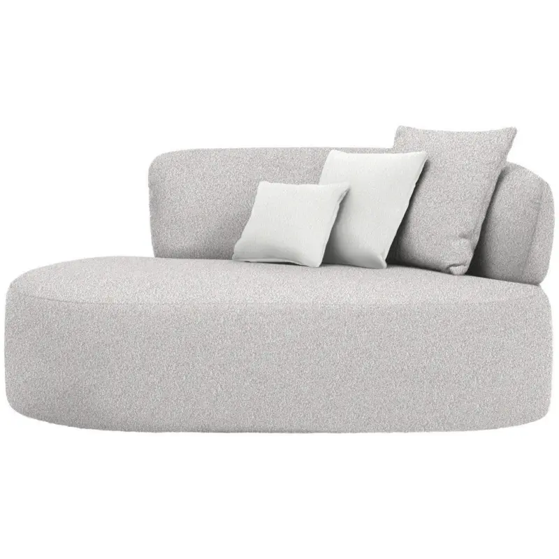 R&eacute;camiere in Boucl&eacute; Creme, Beige