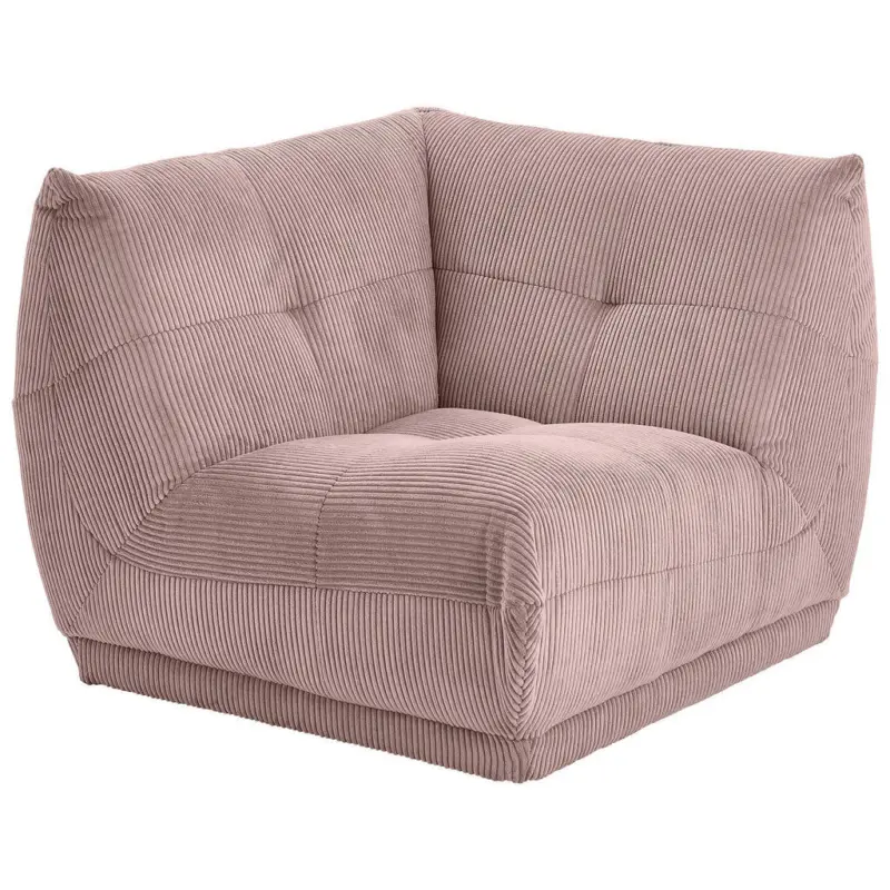 Sofaelement Giselle in Cord Altrosa