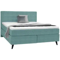 Boxspringbett 160/200 cm in Petrol