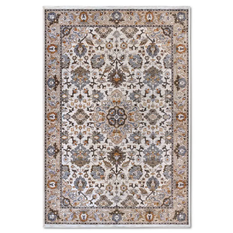 Flachwebeteppich 160/225 cm Kollektion 1871 Creme, Multicolor