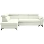 XXXLutz Lauterach - Ihr M&ouml;belhaus bei Bregenz Ecksofa Prag in Teddystoff Wei&szlig;