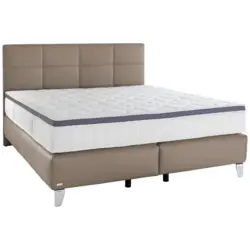 Boxspringbett 160/200 cm in Beige