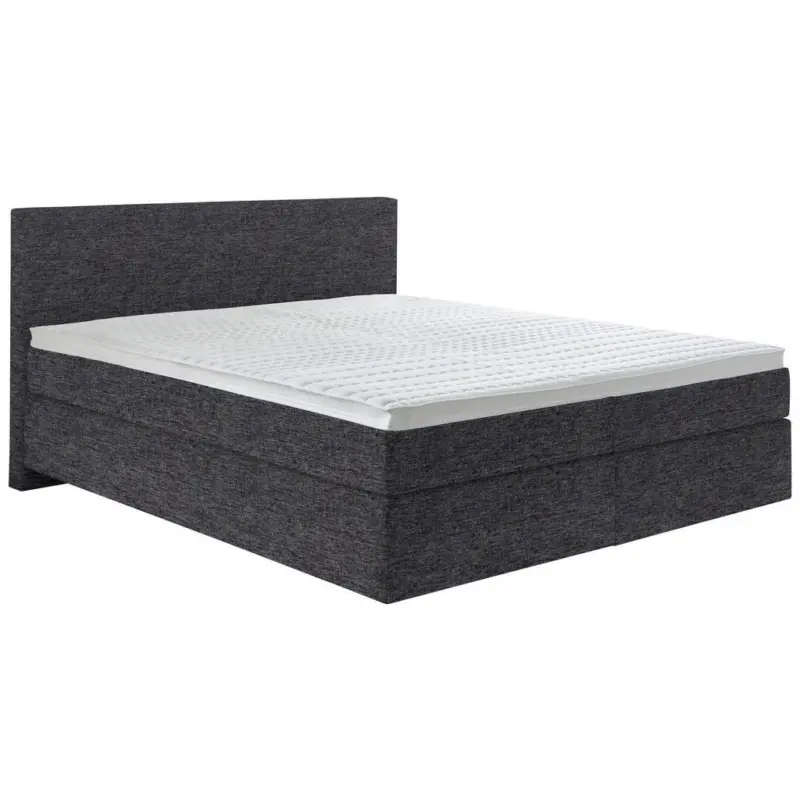 Boxspringbett 160/200 cm in Anthrazit