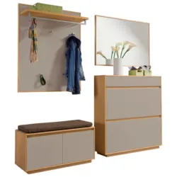 Garderobe 5-teilig in 200/195/40 cm