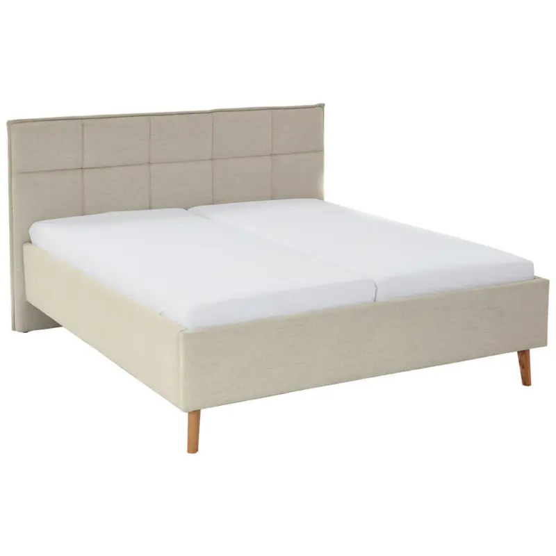 Polsterbett Beige 160/200 cm