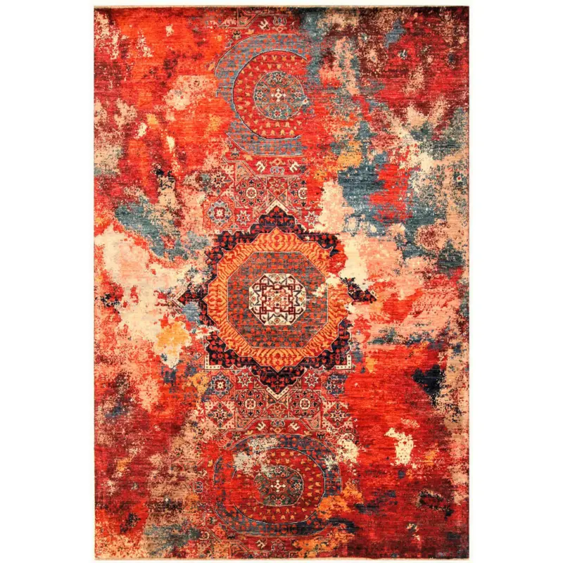 Orientteppich 60/90 cm Glow Multicolor