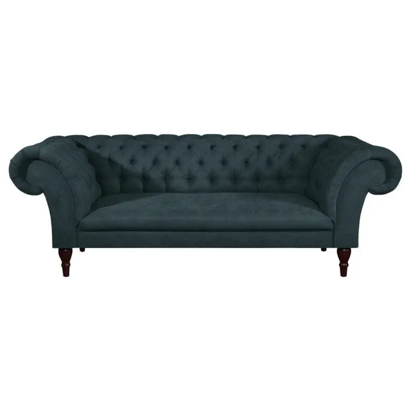 3-Sitzer-Sofa Preston in Mikrofaser Dunkelgrau