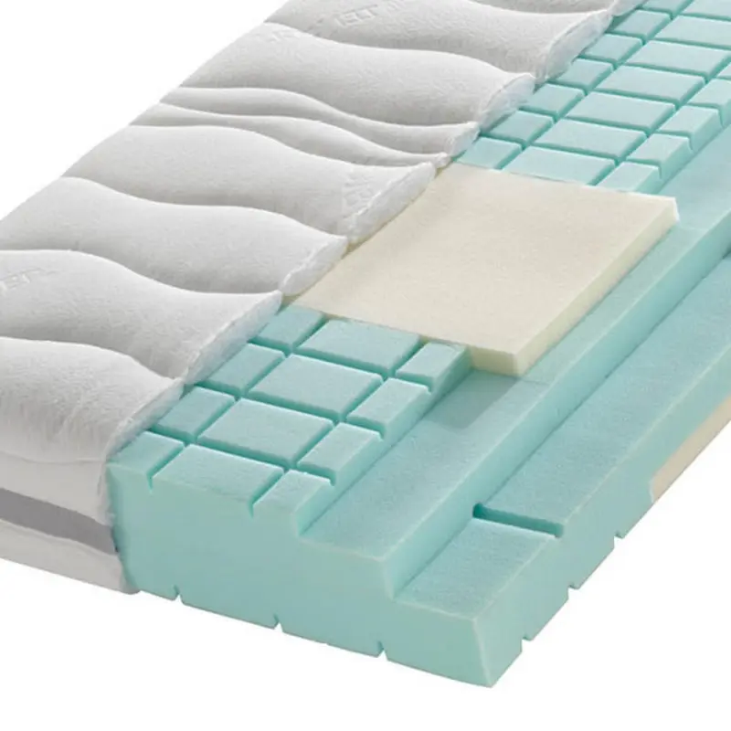 Kaltschaummatratze 180/200 cm, H&ouml;he ca.: 19 cm, H2 = mittel, 7-Zonen