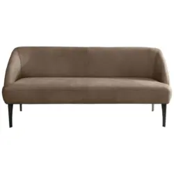 Sitzbank in Textil Braun